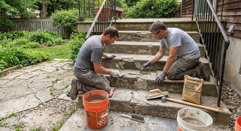 Patio Stairs Repair Service
